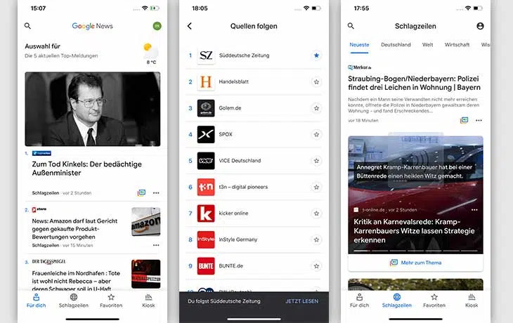 News App: Google News