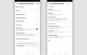 Screenshot Huawei erstellen - Screenshots Huawei Einstellung, wie man das Fingerknöchel-Klopfen aktiviert