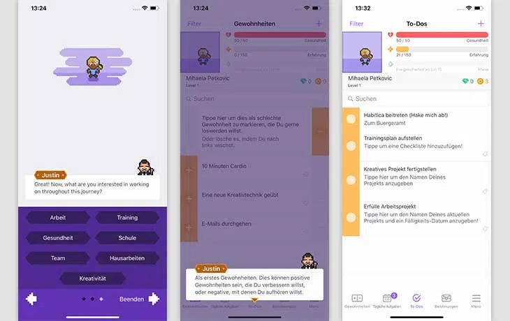 3 beste Apps: Habitica