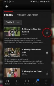Netflix Download: So funktioniert es mit Serien