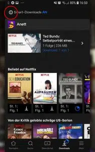 Netflix Download: Mit Smart-Downloads