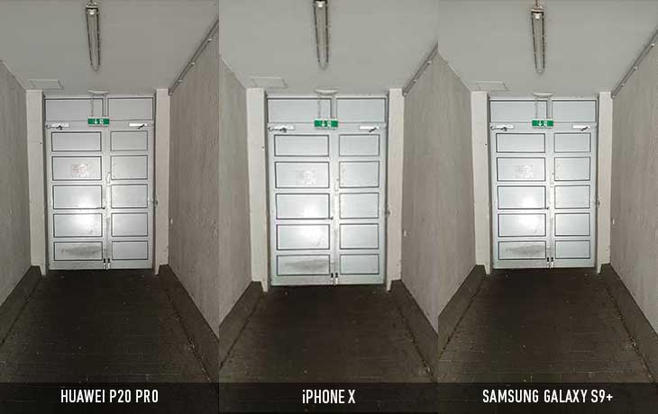 Low-Light-Vergleich P20 Pro, iPhone X, S9+