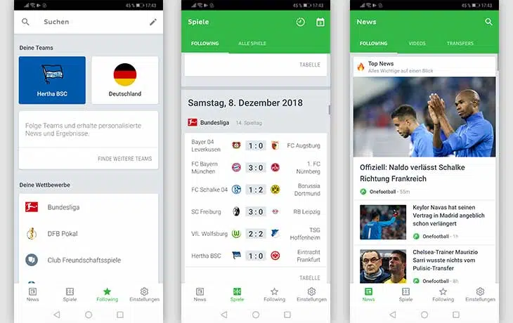 Onefootball Screenshots